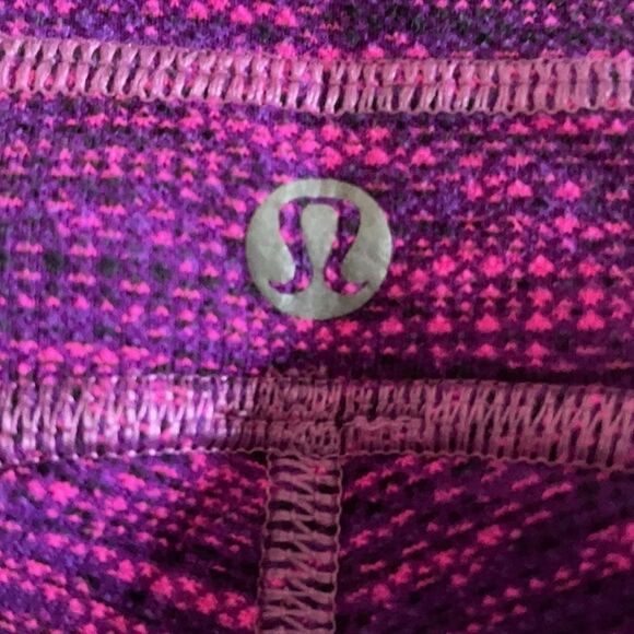 Lululemon Athletica Purple & Pink Cropped Leggings - Picture 6 of 8